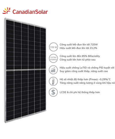 Tấm pin Canadian CS7N 690W