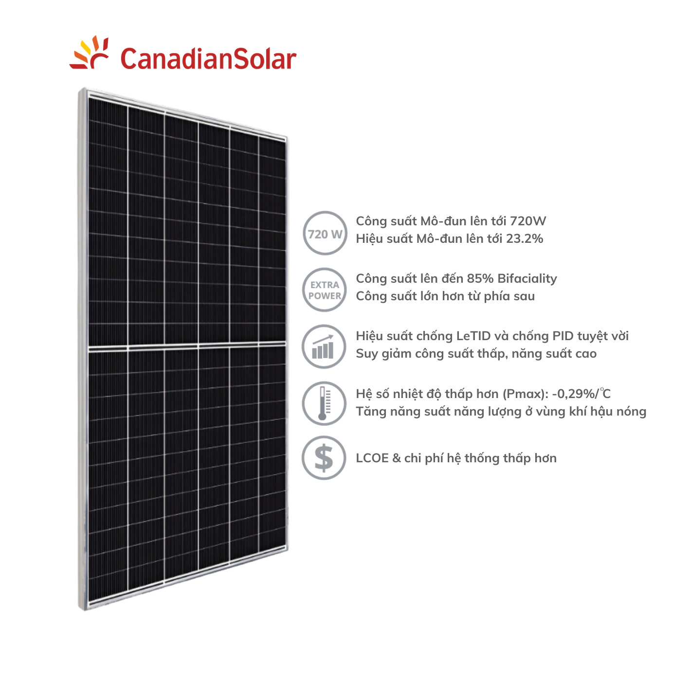 Tấm pin Canadian CS7N 690W