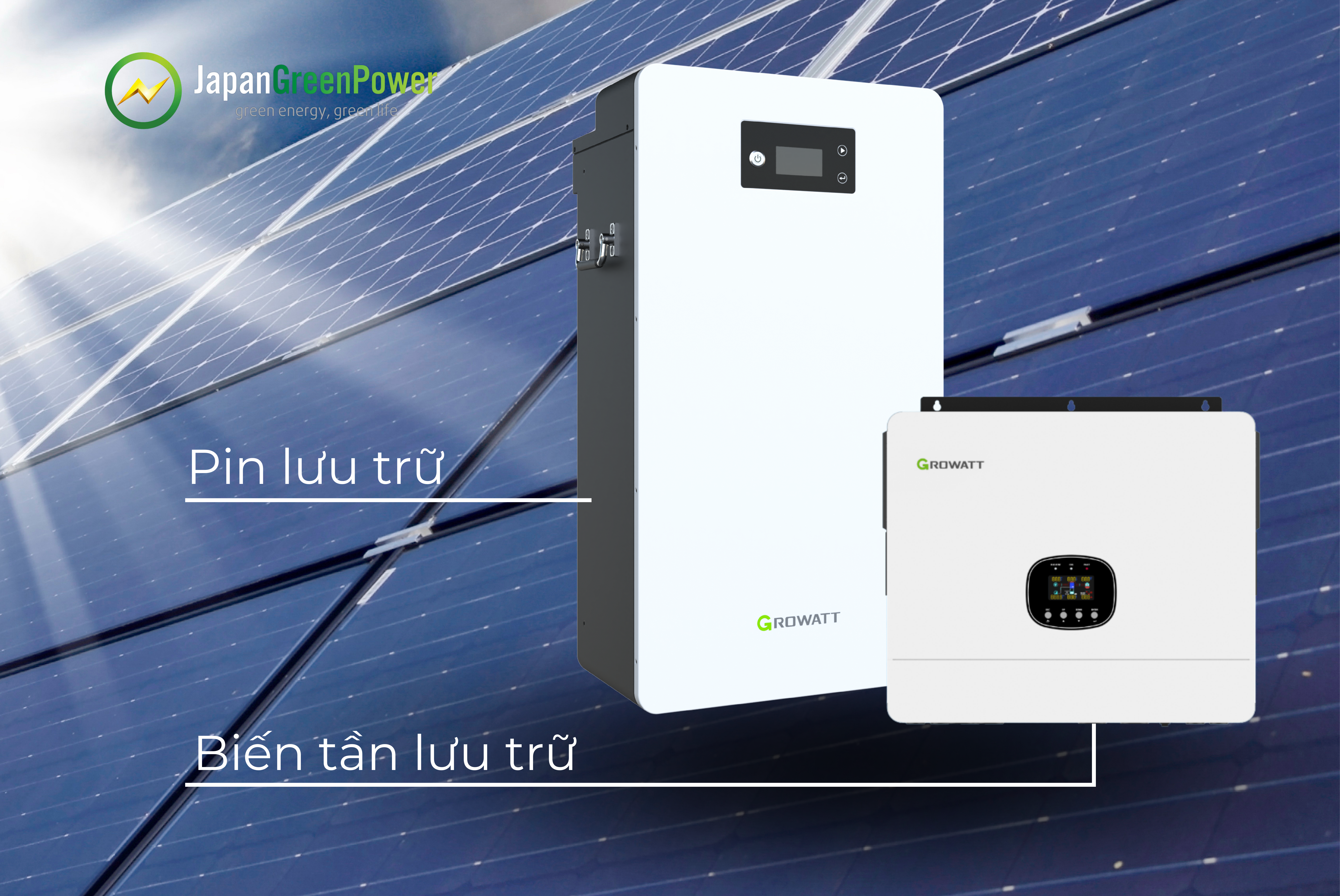 Năng Lượng Xanh Nhật Bản là trung tâm bảo hành chính hãng của Growatt tại Miền Bắc
