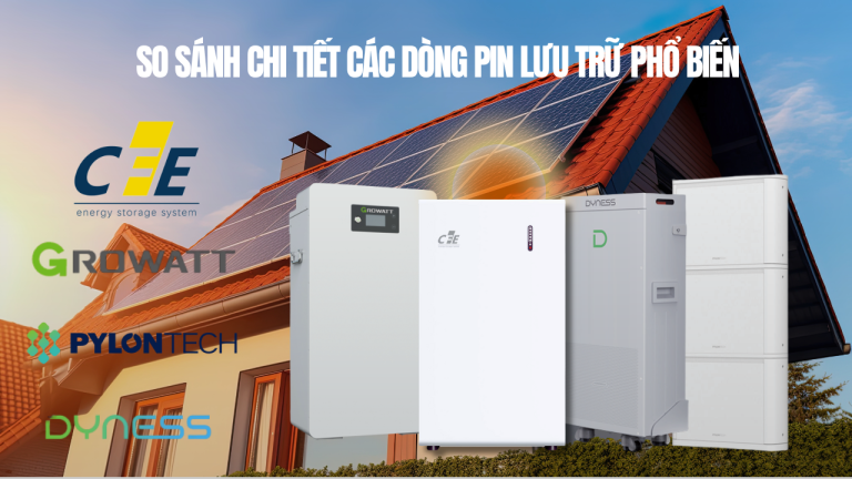 So sánh pin lưu trữ CFE-WL-15 và các thương hiệu pin lưu trữ phổ biến