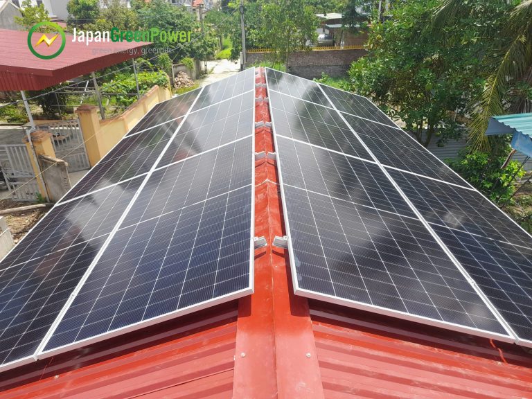 Lắp đặt điện mặt trời tại Hải Dương 7.44kWp