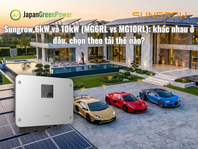 Sungrow 6kW và 10kW (MG10RL vs M10RL): khác nhau ở đâu, chọn theo tải thế nào?